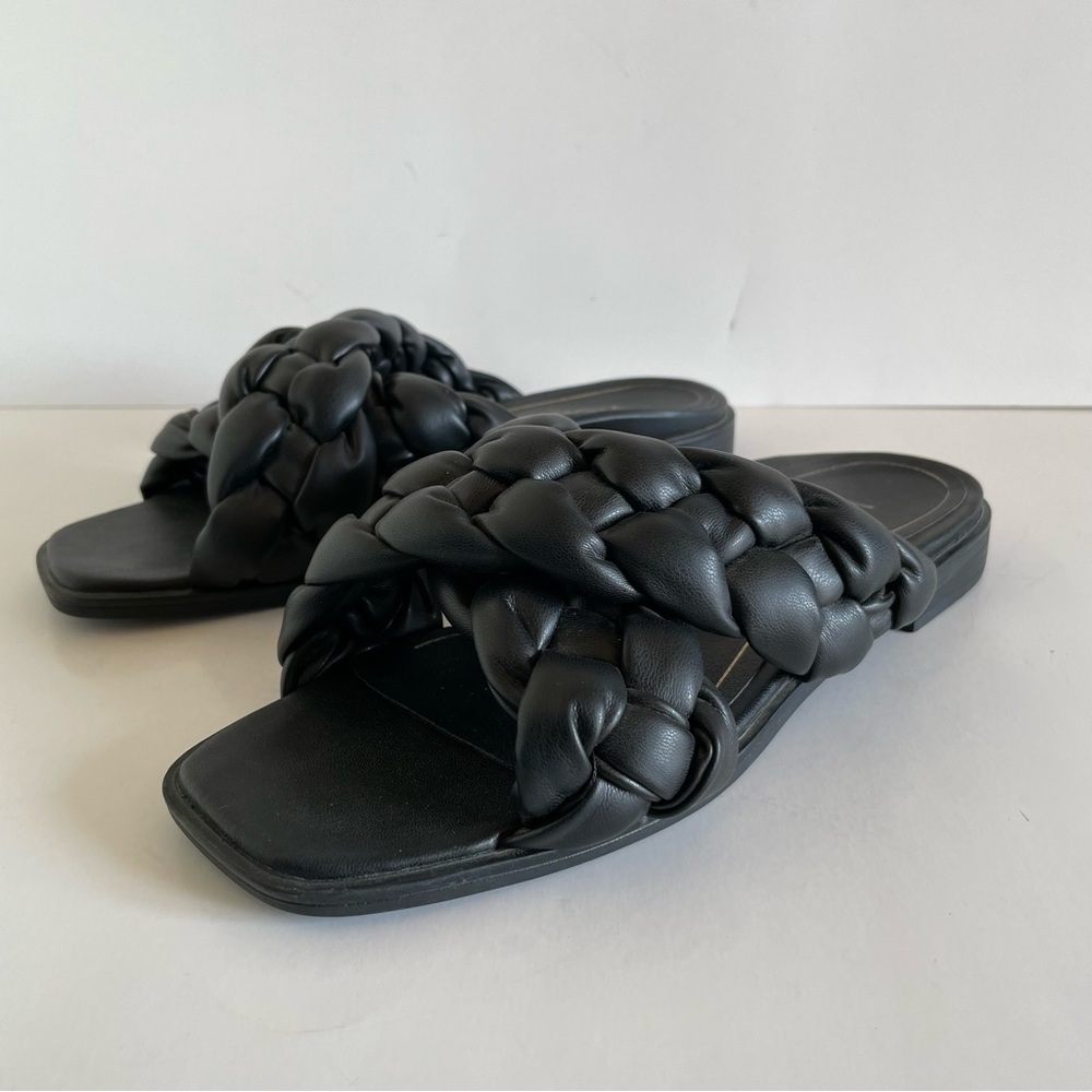 Vionic Kalina Black Slides Size 7